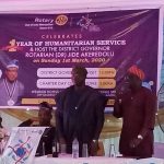 ONE YEAR OF HUMANITARIAN SERVICE & HOST DISTRICT GOVERNOR- RTN DR. JIDE AKEREDOLU