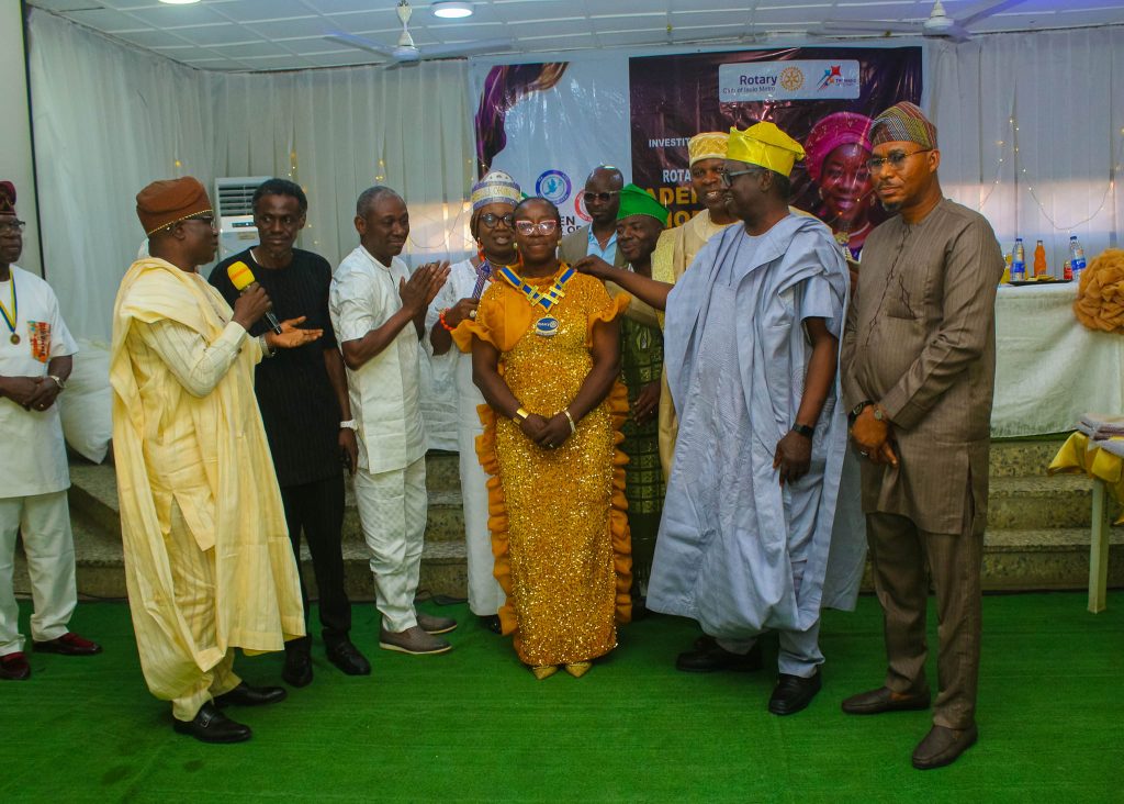 Historic Moments at the Investiture of Rotarian Shodunke Adefunke as the 6th and First Female President