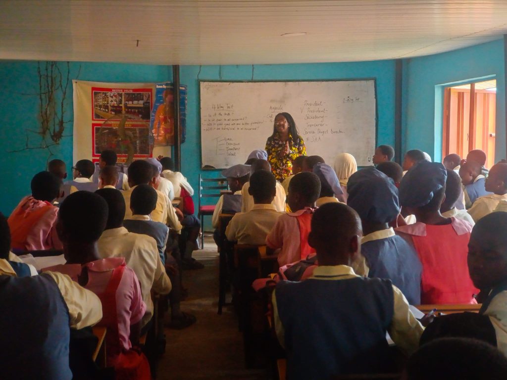 At the Interact Club of Matori Grammar School, we marked the World Interact Week with a meaningful talk on Basic Education and Literacy .