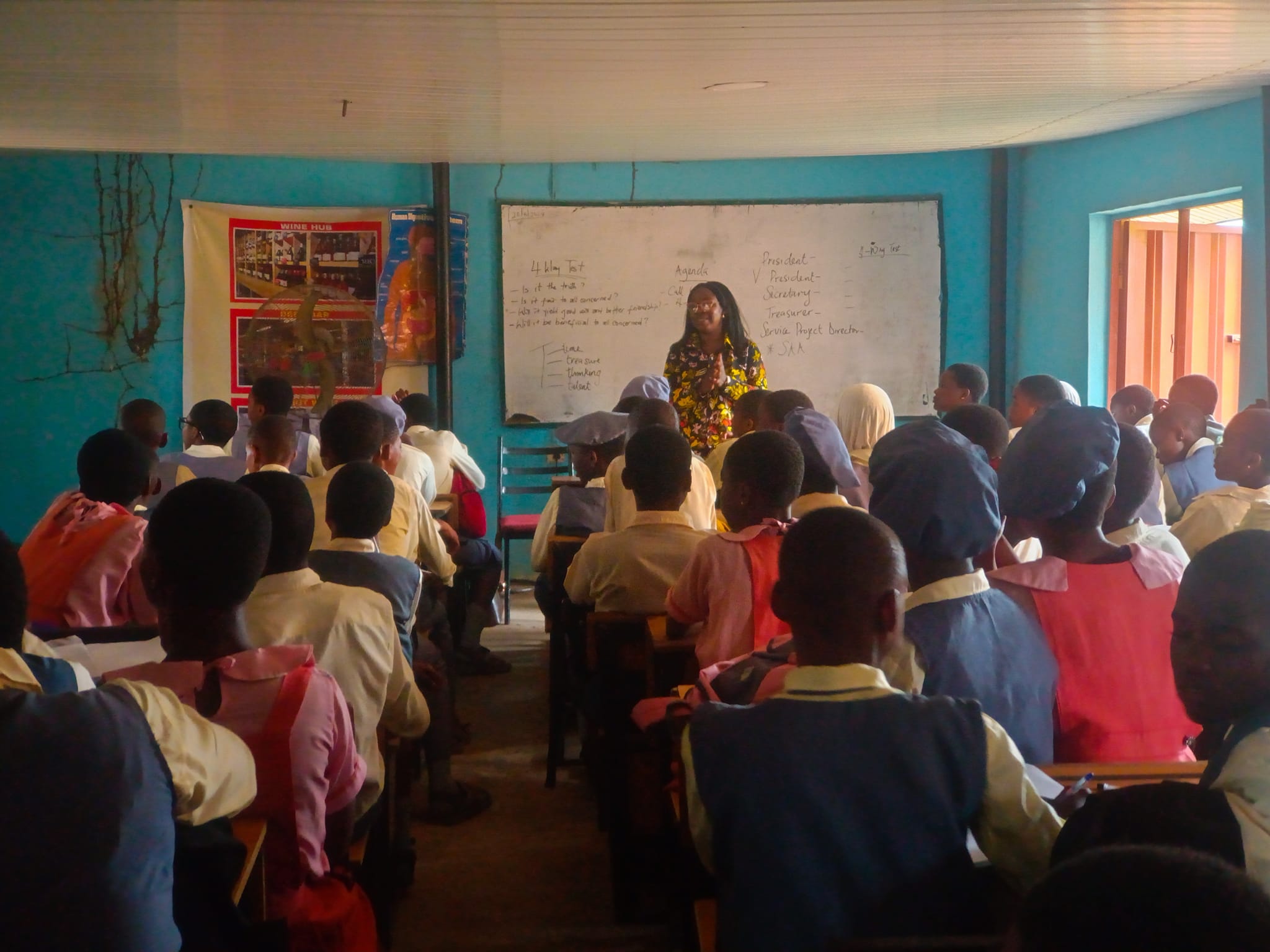 At the Interact Club of Matori Grammar School, we marked the World Interact Week with a meaningful talk on Basic Education and Literacy .