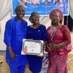 Presentation of Award to our Guest Speaker PAG Busola Satuyi