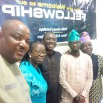 Some members of the club with IPP Shodunke Abiodun Edward of Rotary club of Isolo