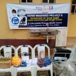 Rotary Club of Isolo Metropolitan Hand Washing Project and donation of nose masks, hand sanitisers and wheel chairs
