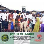 Rotary Club of Isolo Metro in partnership with Streetlove Int’l Foundation celebrate Independence Day
